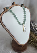 Green Aventurine & Mother of Pearl Necklace