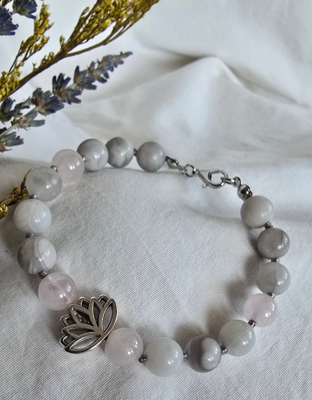 Soft Bloom Lotus Bracelet