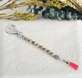 Fossil Jasper | Hand-Knotted Mindfulness Keychain