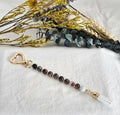Pocket Pause Keychain | Fancy Jasper + Green Lotus Guru Bead