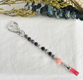 Pocket Pause Keychain | Picasso Jasper + Pink Elephant
