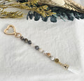 Pocket Pause Keychain | Crazy Lace Agate + Tree of Life