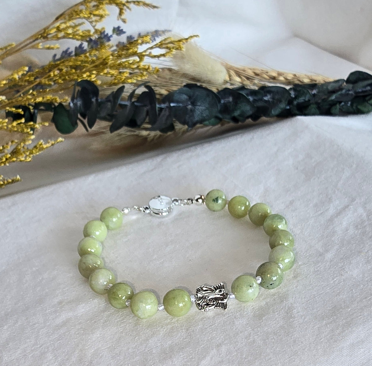 Clear the Path | Jade Ganesha Bracelet