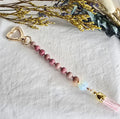 Tender Heart • Pink Opal + Opalite Pocket Pause Keychain