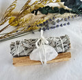 Sage + Palo Santo + Clear Quartz Ritual Bundle