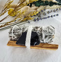 Sage + Palo Santo + Black Obsidian Ritual Bundle