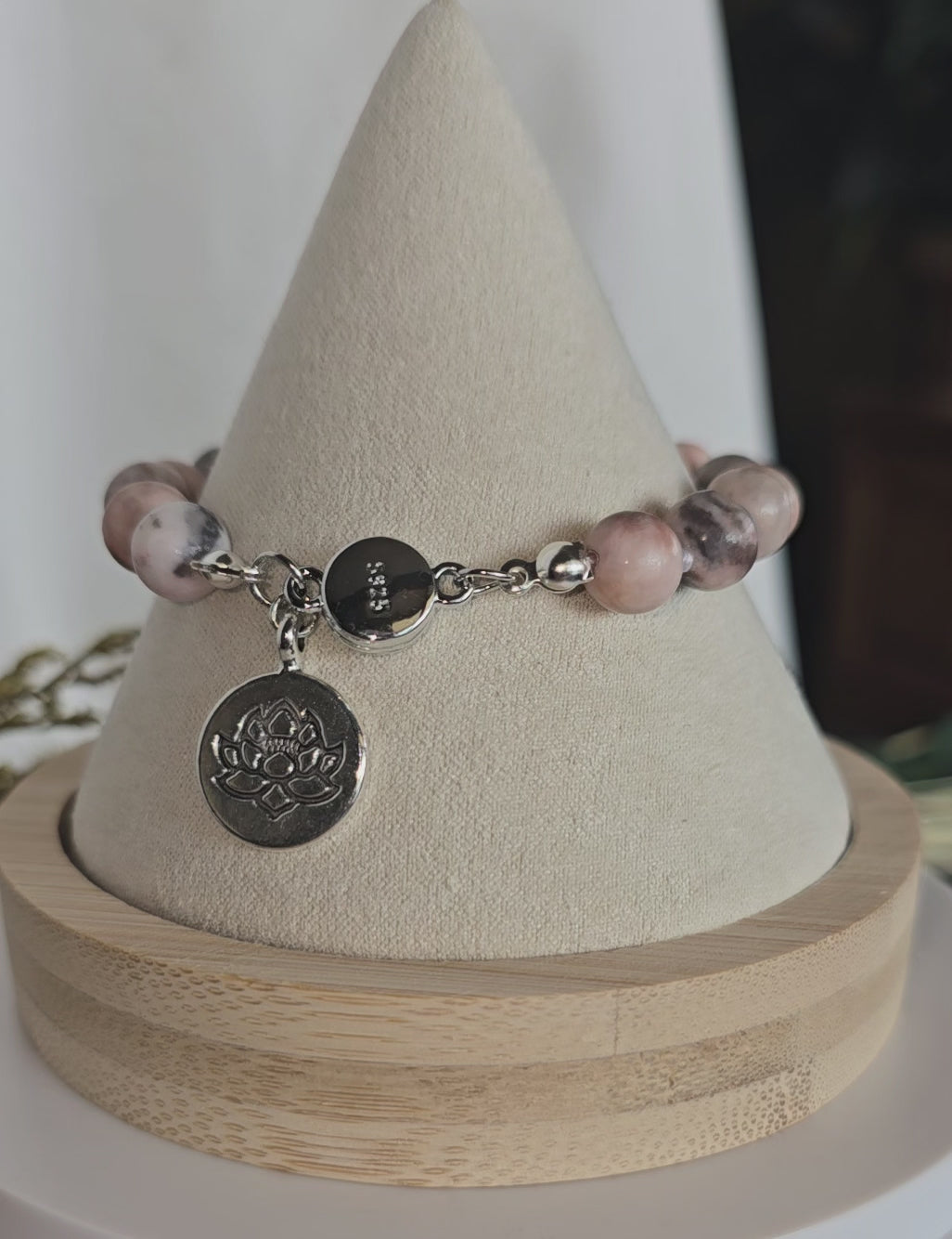 Hold Onto Hope | Pink Zebra Jasper Bracelet